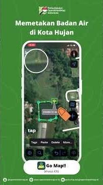 Memetakan Badan Air di Kota Hujan dengan Go Map!! #OSMVideo