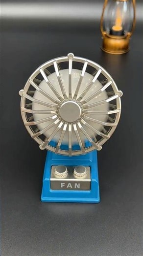 Retro look, powerful breeze 💨✨ Small fan, big vibe! 🔥 #KMJB #RetroFan