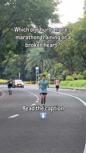 This is satire guys 😭😂 Got the idea from one of my scripts while hosting the 5AM Gang Run Club Anniv event. Lately, I’ve learned that what makes marathon training different is spending a lot of time in the “gray zone” — that pace between fast and slow. It’s all about maintaining a steady, moderate effort. To sustain this, you need a strong aerobic base so your heart can handle the effort for long periods. As someone used to 10K–21K races and Spartan events, I’m not used to holding this kind of