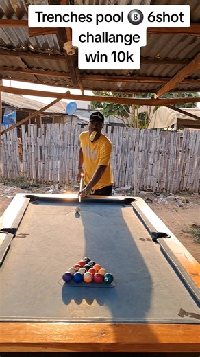 Part 78| This was a 6 shot challange to port all the balls on the table. Some may say its easy, but its easier said than done. * * Watch till the end to see if he completes the challange with just 6 shot... How many shots would you need to port all the balls? Tell me in the comments and share with us what you think about the player. * * * Location: Bush Bar Garden,jabi lake Abuja. * * * 8ball 8ballpool 8ballpoolfans 8ballpooltrickshot Snooker, billards Snookertricks Snookerlovers#creatorsearchin