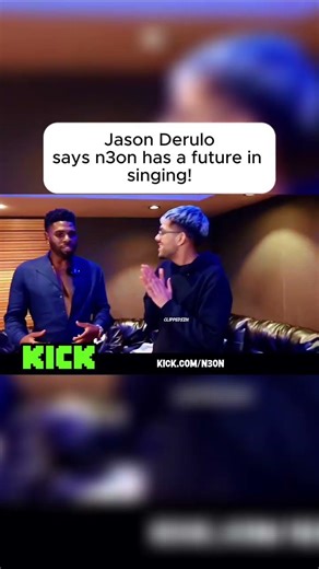 JASON DERULO SAYS N3ON HAS A FUTURE IN SINGING? #n3on #n3onclips #jasonderulo