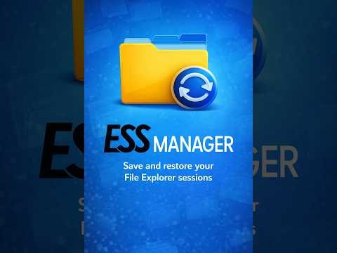 Explorer Session Saver - Save and Restore File Explorer Tabs in Windows 11