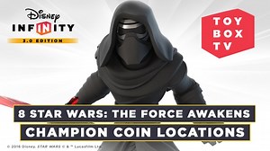 Star Wars: The Force Awakens Champion Coin Locations | Disney Infinity Toy Box TV