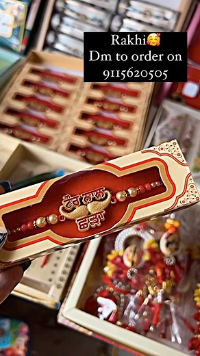 16K views · 55 reactions | Rakhi collection…… dm to order on 9115620505 . . . . . . . . . . . #kiaans #kiaanstheminimall #freeshipping✈ #worldwideshipping✈️ #viral #collection #instagood #instagram #rakhioffer #rakhis #offersale✨❤️ #cool | Kiaan's Home Decor N Styling | Facebook
