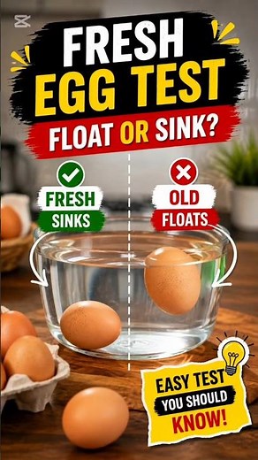 How to Check If Your Eggs Are Fresh? | Easy Water Test!