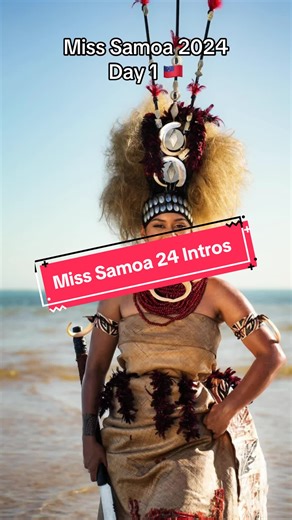 Miss Samoa Pageant 2024 Contestant Introductions