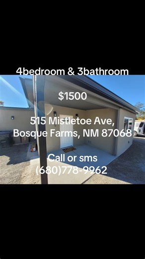 This cute three-bed, two-bath home is available for you! This home comes with all major appliances! Interested in a Tour? Approved Application Fee: $60.00 per applicant (Refundable soon as viewing tour ends), No Background No Credit check. Tenant would have to cover: water, electricity (and other non-essential utilities like internet/cable, etc.) Call us today to schedule a tour! #trending #affordablehomes #apartmenttour #tour #newmexico