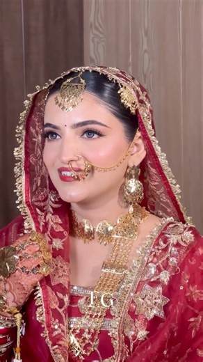Gaganpreet Singh on Instagram: "Meet our Beautiful bride @kaurgurpreet_03 for her Anand Karaj ✨✨ 2026-2027 bookings are open !! Book your slots now 💕💕 . . . . . Hair by @agam1126 .. . . [ makeup , makeup artist , freelancer artist , facesbygagan , bride , Bridal makeup , Red lip , Winged liner , mukerian , dasuya , tanda , hoshiarpur , Nariangarh , punjab ]"