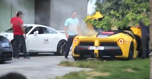 Beverly Hills street race caught on tape