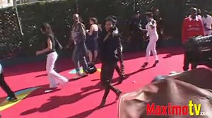 Monica // 2009 BET Awards Red Carpet