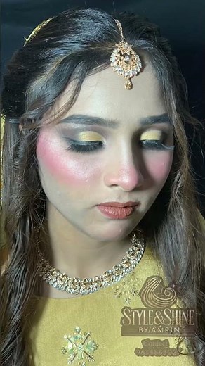 Golden Outfit Makeup Look | Muslim Wedding Guest Soft Glam | Simple & Elegant Tutorial