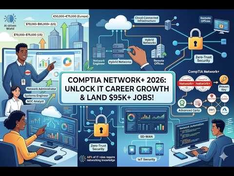 CompTIA Network+ 2026: Unlock IT Career Growth & Land $95K+ Jobs!