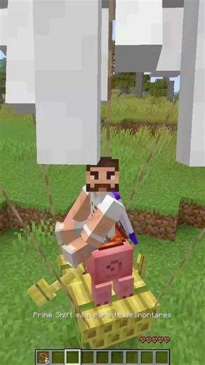 FIZ UM BALÃO NO MINECRAFT!! #minecraft #shorts #minecraftshorts