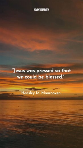 In Gethsemane, Jesus endured the crushing weight of sin, sorrow, and separation. But like the olive press, each moment of suffering produced something sacred: salvation, healing, and cleansing. Discover the powerful meaning behind Jesus’ three prayers—and what His pressing means for your life today. Read the full article. "Pressed in Gethsemane" by Hensley M. Moorooven. https://adventistreview.org/theology/devotionals/pressed-in-gethsemane/ #AdventistReview #Gethsemane #JesusPrayed #ByHisWounds 