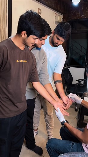 ROYAL TATTOO/ Vadodara on Instagram: "Three brothers.⚓️ Different pieces, one unbreakable bond. @royal_tattoostudio #royaltattoovadodara #BrotherBond #vadodaratattoo #MinimalTattoo #tattoos"