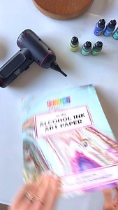 A little play with alcohol inks, but using them in an unexpected way. I’ve had the interest in playing with a new medium for a while, the tricky part is carving out time to experiment. . . . . #alcoholinks #unexpectedart #fireart #processart | Whitney Alyssa