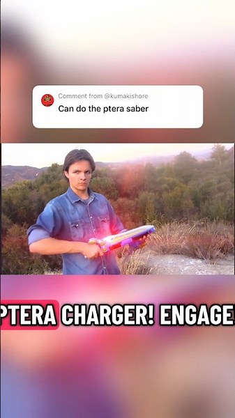 The Ptera Saber #powerrangers #dinocharge #kyoryuger #powerrangersdinocharge #zyudensentaikyoryuger