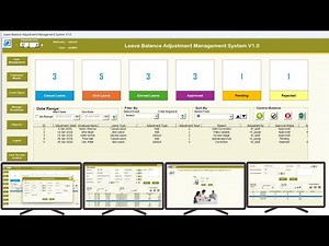 Leave Balance Adjustment Management System V1.0