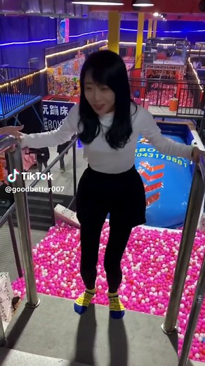 Girls Jumping Fun at Trampoline Park