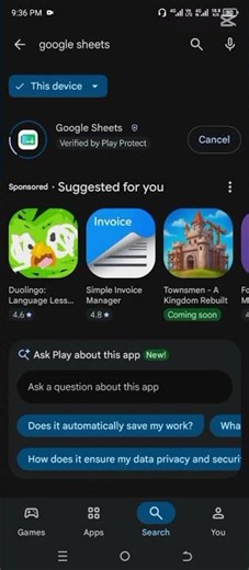 Google Sheets App Kaise Install Karein Mobile Mein | Step By Step