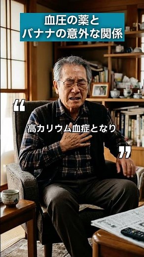血圧の薬とバナナ、知らないと危険な場合があります【医師解説】