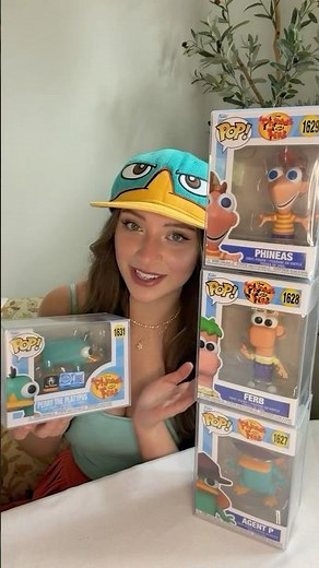 Phineas and Ferb Funko POP! Figures from Toy Temple | Perry the Platypus • Agent P #phineasandferb