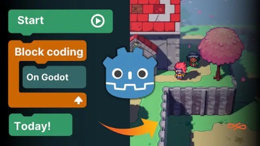 超级棒的新开源godot项目，在godot上使用scratch开发游戏！