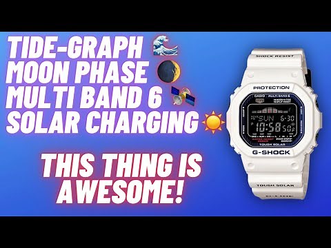G-SHOCK G-LIDE GWX-5600C-7JF Overview // Best Tide Watch? // Solar + Multi Band 6 + Moon Phase