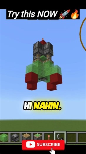 🚀 Does this really works?– Will It Fly?! 😱 #shorts orts#minecraft #tiktok