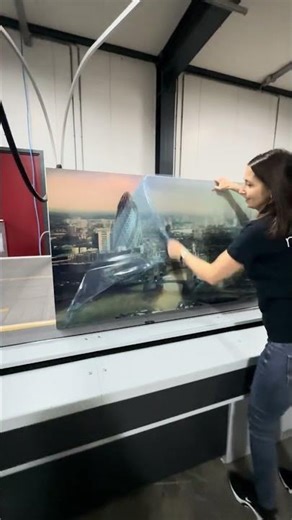 XXL plexiglas schilderij met Londense skyline | Tijdloze wanddecoratie - Nikkel Art