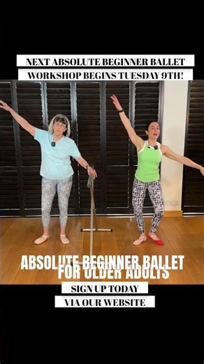 Absolute Beginner Ballet 6 week workshop.