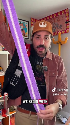 Create Your Own Crocheted Lightsaber Scarf