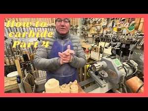 Woodturning. How to - carbide Part 4. #carbide chisels