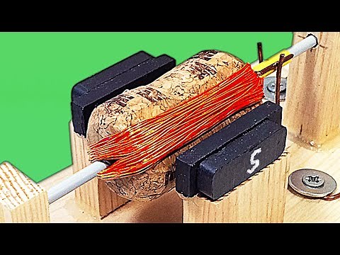 ⚡️ Build a Simple Electric Motor in 5 Minutes! Easy DIY Project