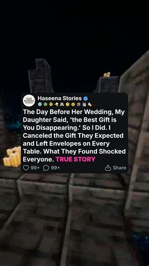 The day before her wedding my daughter said the one sentence that broke me… and saved her. I didn’t argue. I didn’t cry. I simply did what a mother does—protected her, even when she thought she didn’t need me. What happened at the wedding changed everything.#thedaybeforeherwedding #FamilyDrama #motherdaughterstory #weddingsecrets #TruthRevealed | Haseena Stories