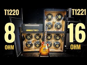 8 Vs 16 Ohm Celestion Blackbacks in 4X12