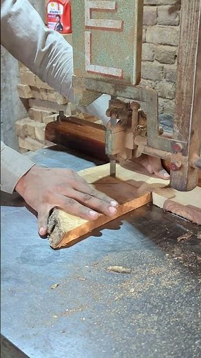 Professional Wood Cutting Process on Band Saw Mill | Manufacturing Movements #shorts