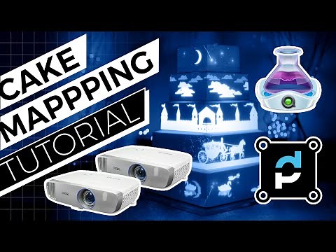 Cake Projection Mapping Tutorial with Two Projectors using Qlab & MadMapper