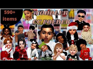 SIMSMAS #13 | 2 GB | Toddler Haul | Hair, Accessories, Clothes, Shoes | CC Folder || SIMS 4