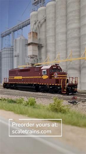SCALETRAINS on Instagram: "Here's a quick look at a pre-production sample from our recently announced run of Rivet Counter HO Scale SD38-2s! Please note, this is still a sample locomotive and is subject to changes."