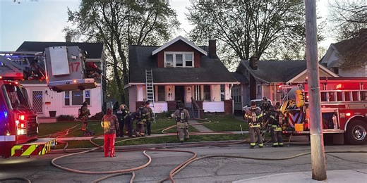 Four victims taken to the hospital after housefire on Dryden