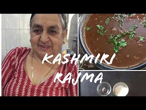 Kashmiri Rajma Masala-How To Make Perfect & authentic Kashmiri Rajma/ Jammu Rajma by kashmiri dadi