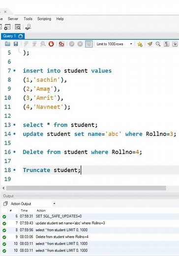 How to Delete all Records of a Table in SQL