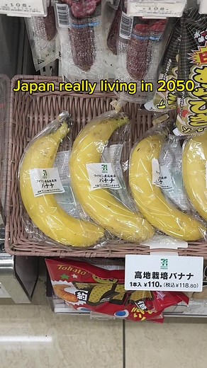Why does everyrhing need to be wrapped in plastic Japan #Japan #Travel #Banana