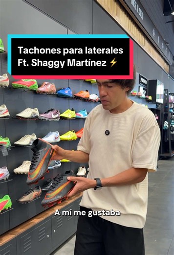 Tachones para Laterales con Shaggy Martínez