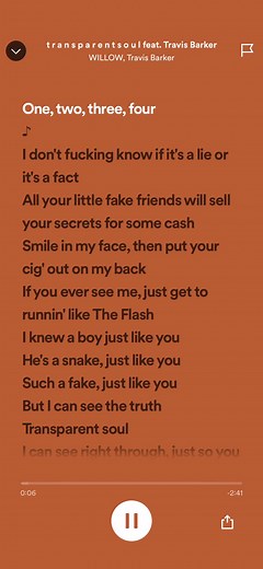 Transparent Soul by WILLOW and Travis Barker #music #fyp #foryou #songs #lyrics #songlyrics