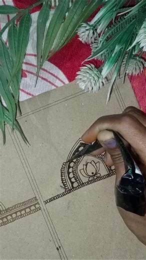 Starting Element Lotus Design 👍✨ #mehndi #dishamehandi #trending #shorts #shortsforgoals