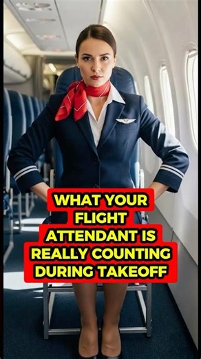 What Your Flight Attendant Is Really Counting During Takeoff