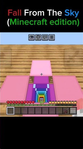 FALL FROM THE SKY — Minecraft Version! #minecraft #trend
