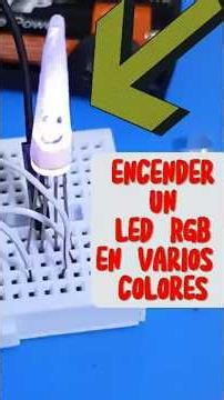 ⚠️ How to turn on an RGB LED in multiple colors